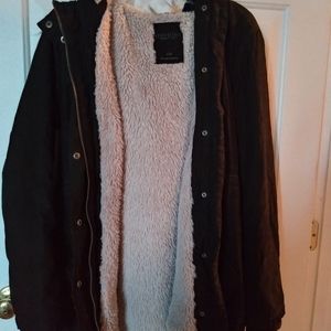 Black aeropostle coat